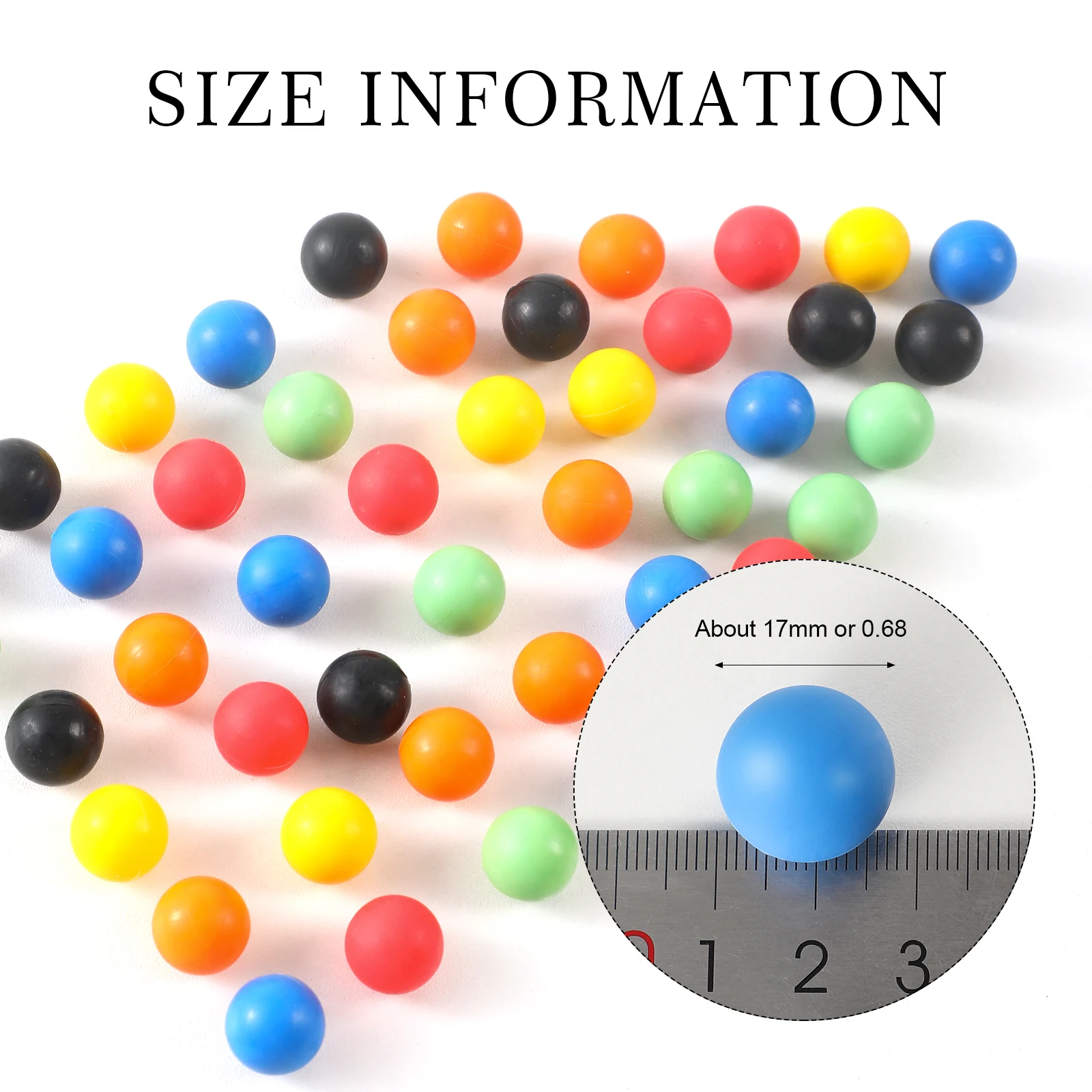 68 Cal Paintballs Solid Balls 0.68 caliber X10pcs Breaker Balls Hard Nylon Paintballs for Shooting Training Practice