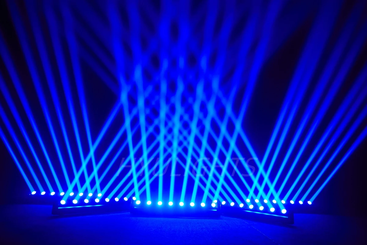 LED Bar 8x12W RGBW 4in1 Beam Moving Head Light DMX512 for DJ Disco Strobe Party Night Club Event Show Stage Effects