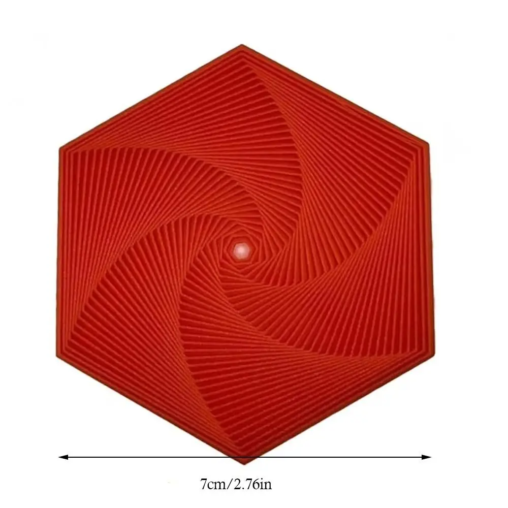 Funny Anti-stress Fractal Fidget Hexagon Playing Sensory Toy Portable Cube Fidget Toy Mindful Meditation Tool PLA Hexagon Spiral