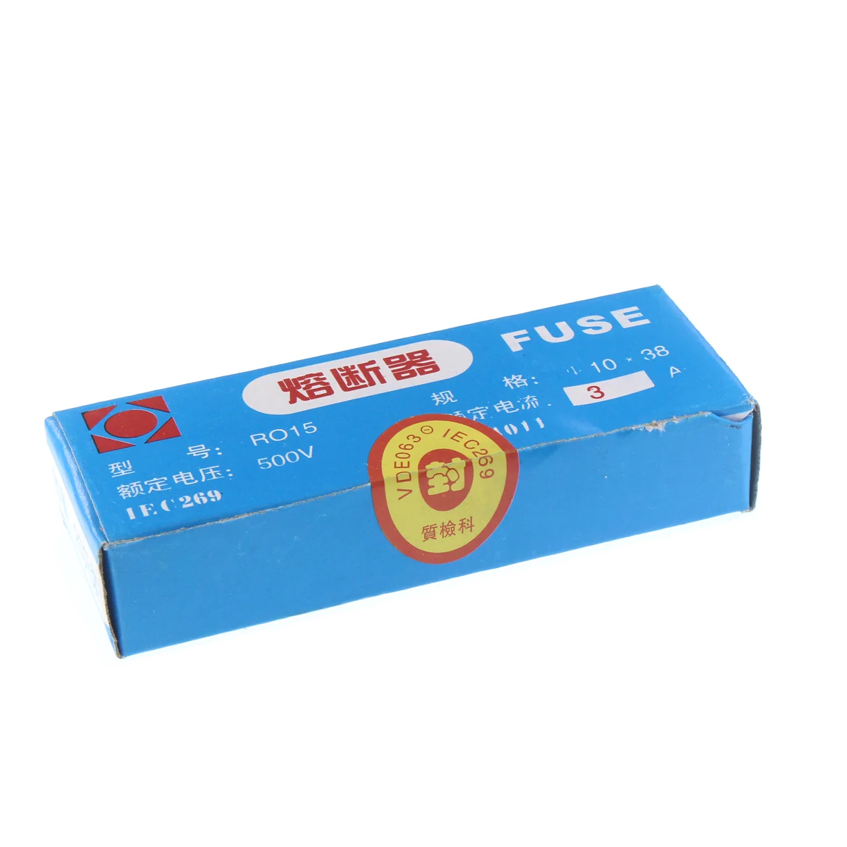 10 個 10*38 速断セラミックヒューズ 10x38mm ヒューズ 500V 0.5A 1A 2A 4A 5A 6A 8A 10A 16A 20A 32A RO15 RT18 RT14