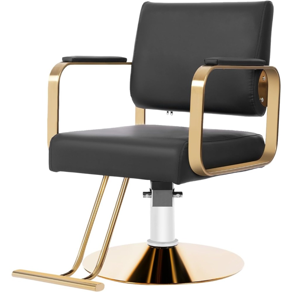 Barber Salon Chair, 440lbs Adjustable Beauty Spa Hair Styling Salon Chair 360° Rotatable Multi-Function Barber Chair
