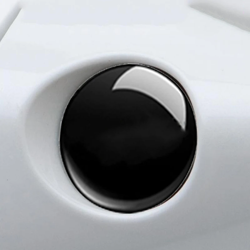 4 ชิ้นรถประตู Keyhole สติกเกอร์ล็อคอัตโนมัติตกแต่งรูปลอกป้องกันสําหรับ BMW E46 E85 E60 F10 E39 F30 E36 F20 E87 E90 E70 X3 X5