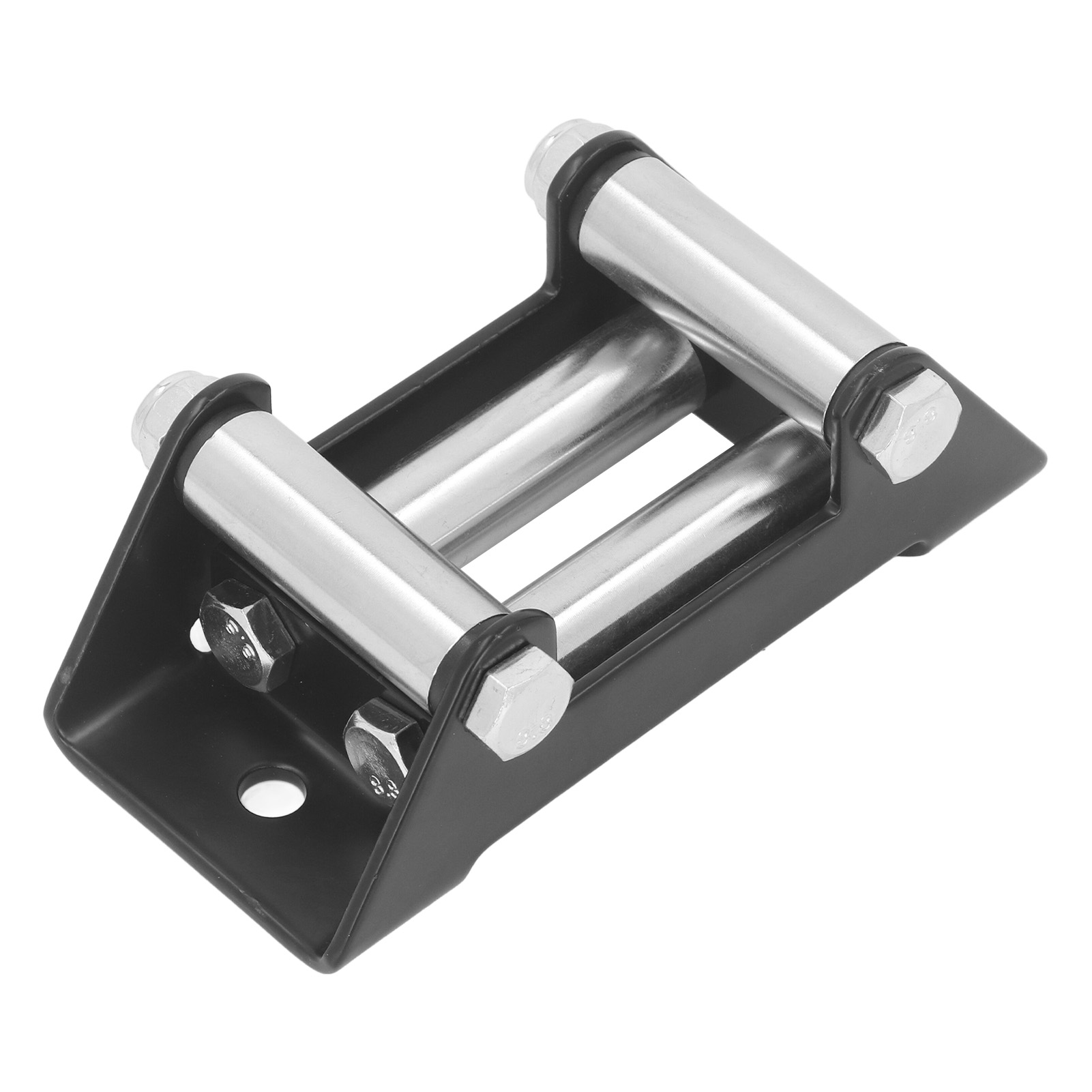 Alta Resistência Winch Roller, Aço Fairlead, Cable Guide, 4 Way, 4500LB