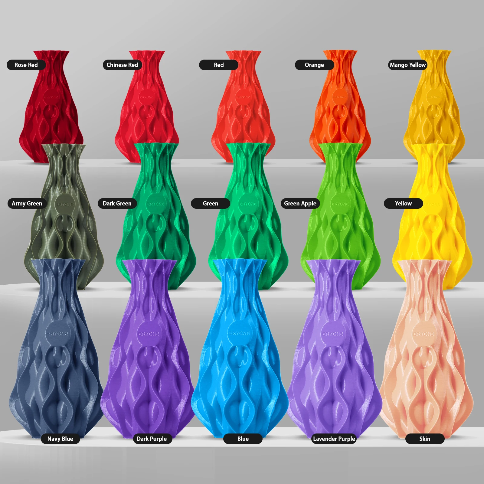 ERYONE Standard PLA Filament 1kg 1.75mm High Quality 3D PLA  Low Shrinkage Consumable For 3D Printer Fast Shipp