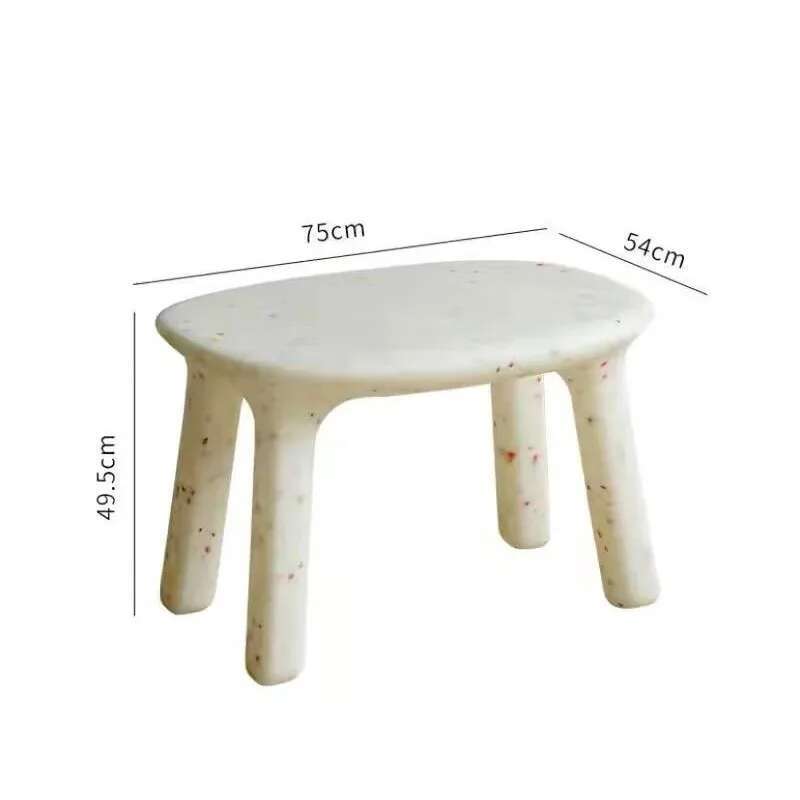 Juego de mesa y sillas de estudio de plástico para niños, mesa, silla, taburete, mesas resistentes y duraderas de plástico para guardería