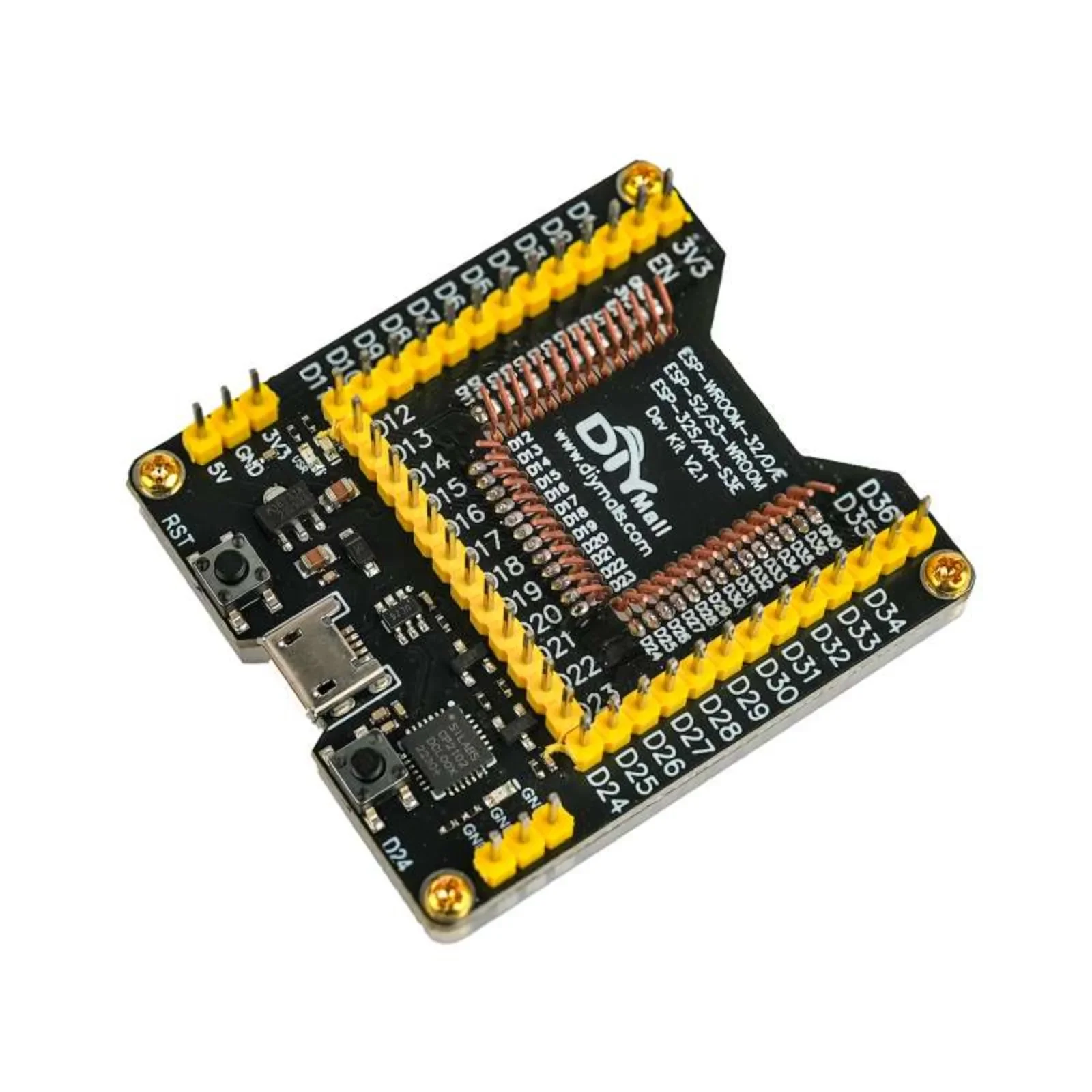 Módulo de ESP32-S3-WROOM-1 XH-S3E N16R8 Wifi incorporado + Bluetooth 5,0 MCU de doble núcleo + placa de desarrollo del sistema de accesorios de grabación