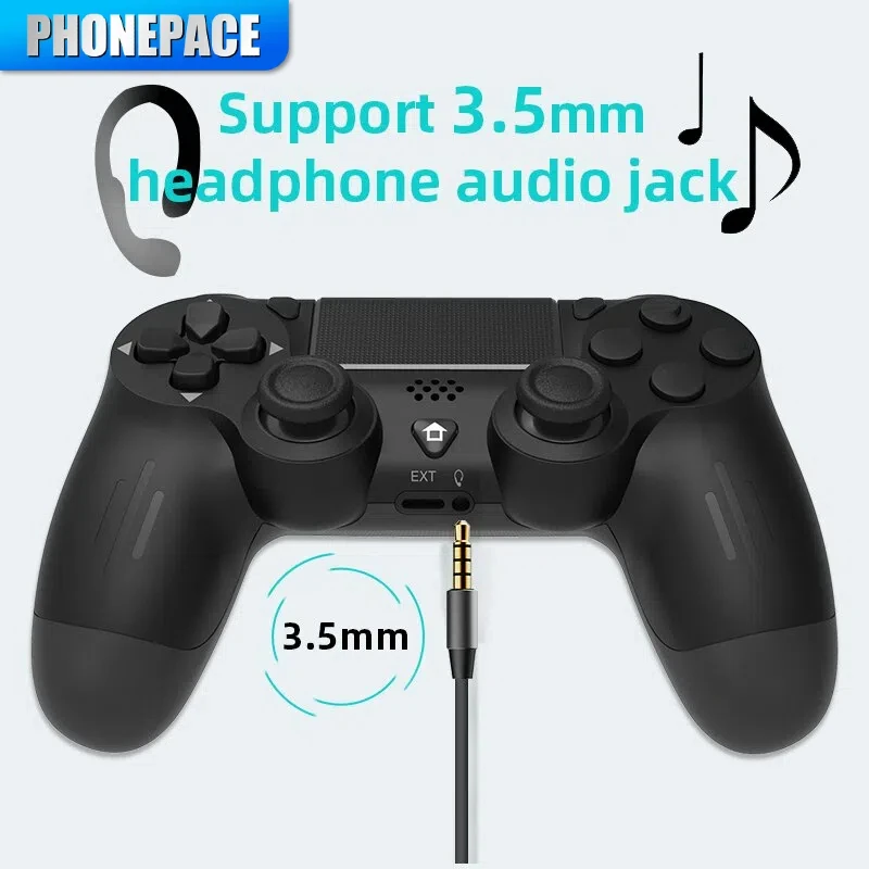 Controlador de juego Compatible con Bluetooth para PS4/Slim/Pro adecuado para PC controlador de vibración dual, adecuado para IOS/Android