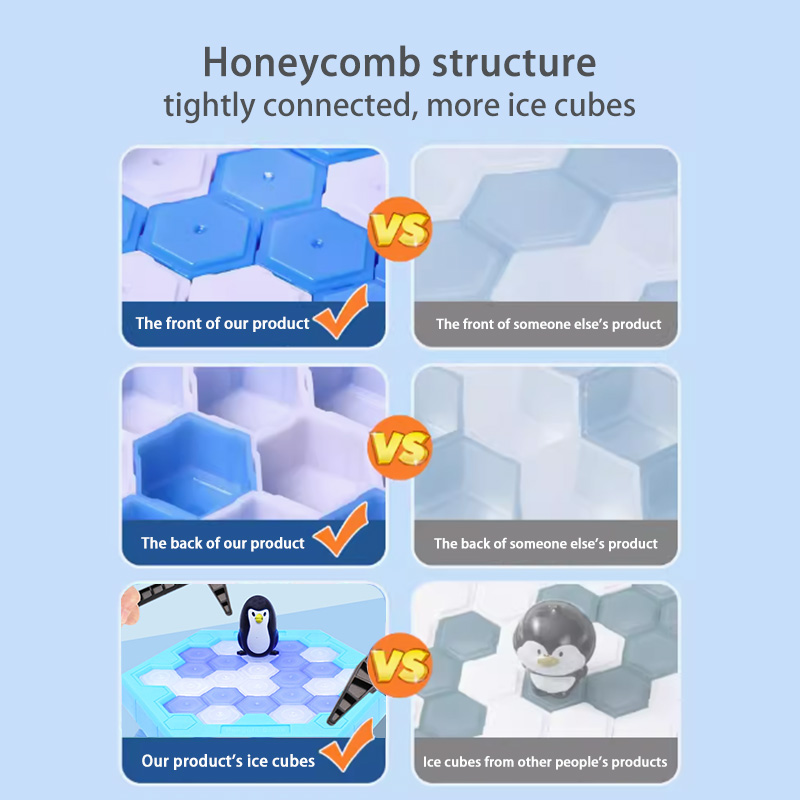 Knocking Ice to Save Penguin Icebreaker Toy Boys and Girls Children's Puzzle Thinking Training Focus Board Game