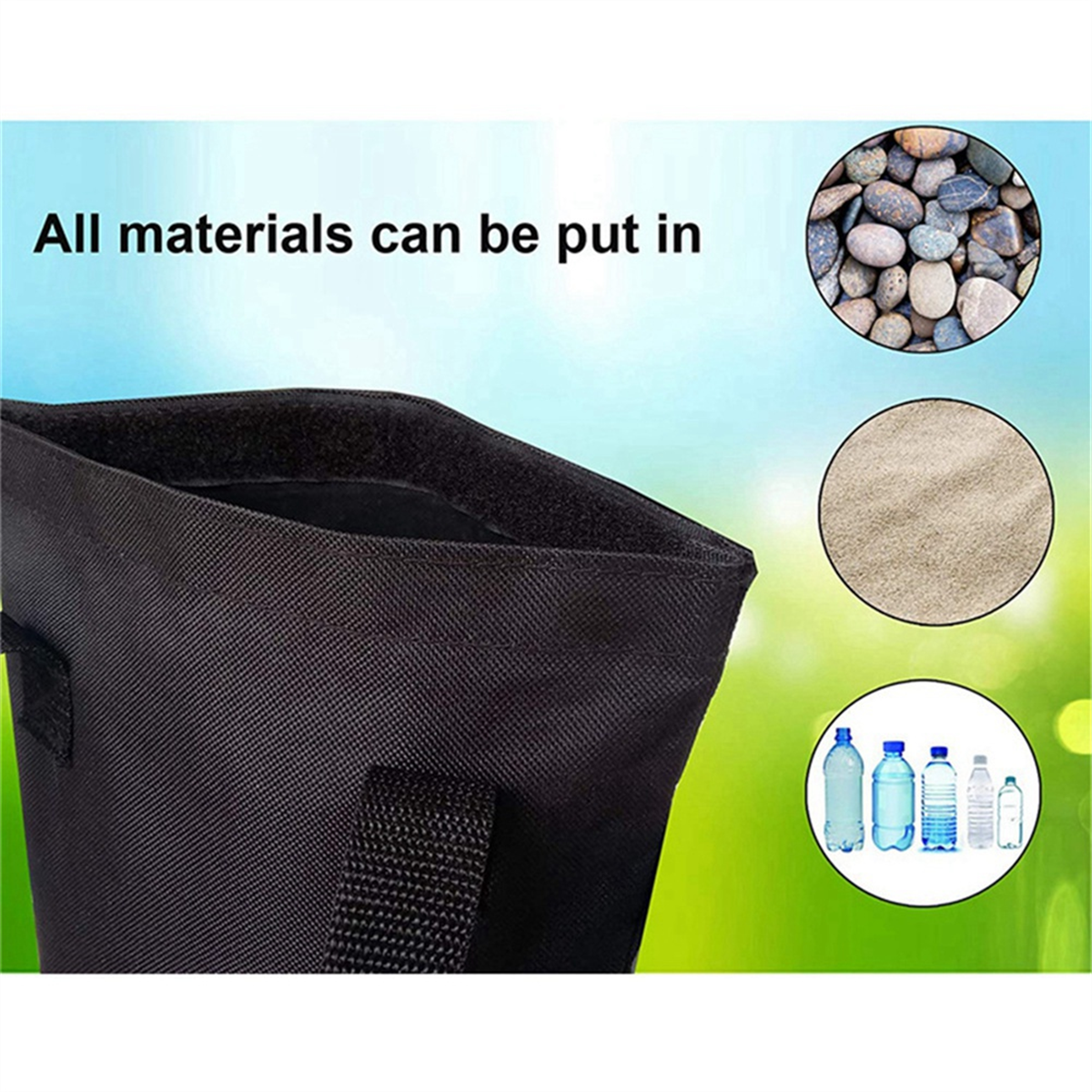 BAAU ガゼボサンドバッグオックスフォード生地加重フィートバッグキャンプ用品アウトドアアクセサリーテント傘用