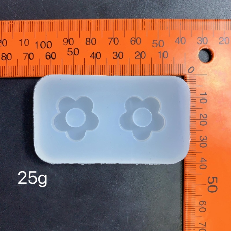 R3MC Mini Flower Silicone Mold Hollow Epoxy Shaker Fillings Silicone Molds Epoxy Resin Filler Mold for Quicksand Resin Molds