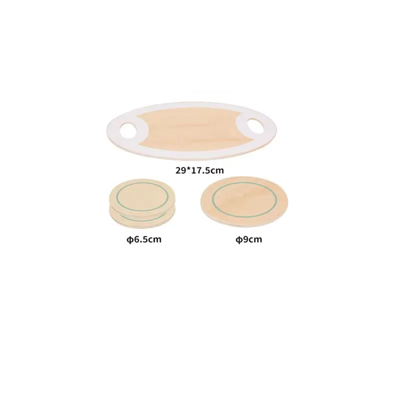 Tea Party Tableware ไม้หัตถกรรมของเล่น Pretend Play ชุดสําหรับเด็กวัยหัดเดินเด็กของขวัญวันเกิดโปรดปรานของเล่นของขวัญ