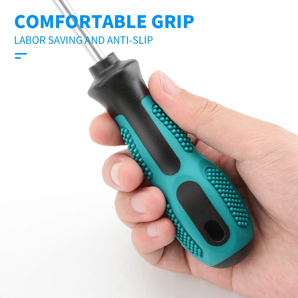 Extended 410mm Screwdriver Long Slotted Phillips Screwdriver Rubber Handle Multipurpose Magnetic Electric Screwdriver Tools