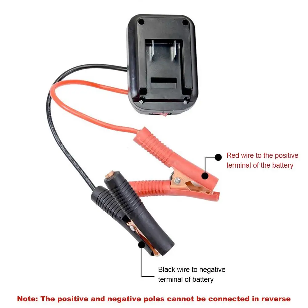 Igniter Jump Starter for Makita Lithium Battery Booster Cable Adapter Emergency Power Converter With Clip Car Emergency Starter