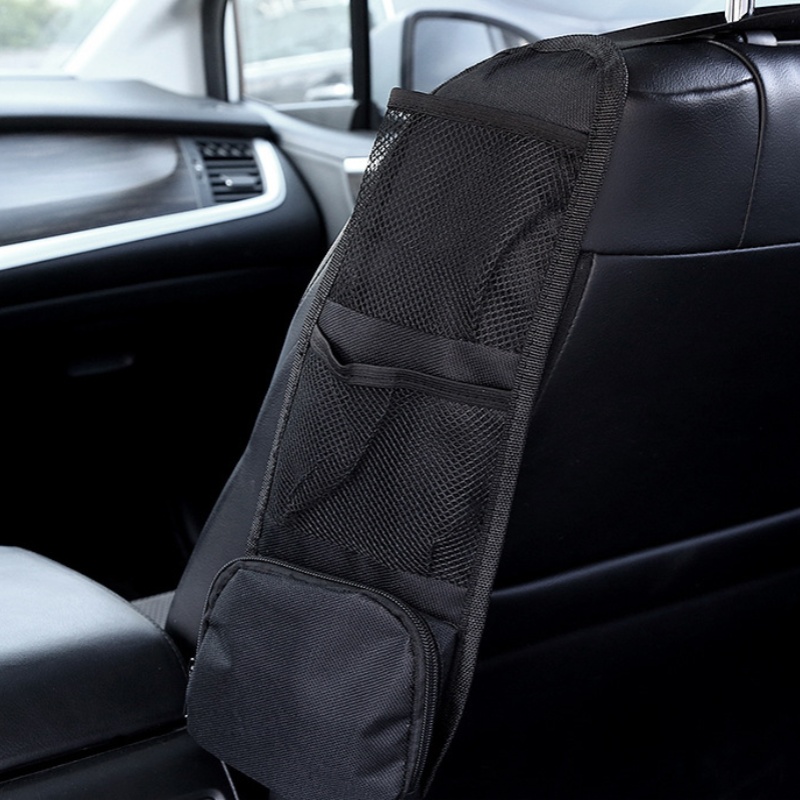 Car Seat Organizer Auto Seat Side Storage Hanging Bag Multi-Pocket Drink Holder Mesh Pocket Styling Organizer Phone Holder