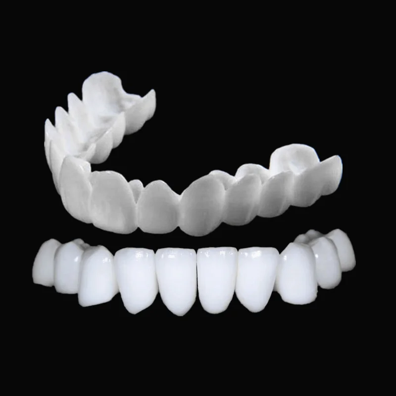 Mới Nhất Snap On Nha Khoa Nụ Cười Duyên Trên Dưới Giả Răng Bao Da Hoàn Hảo Sáng Veneers Phù Hợp Với Sự Thoải Flex Răng Giả Nẹp Làm Trắng