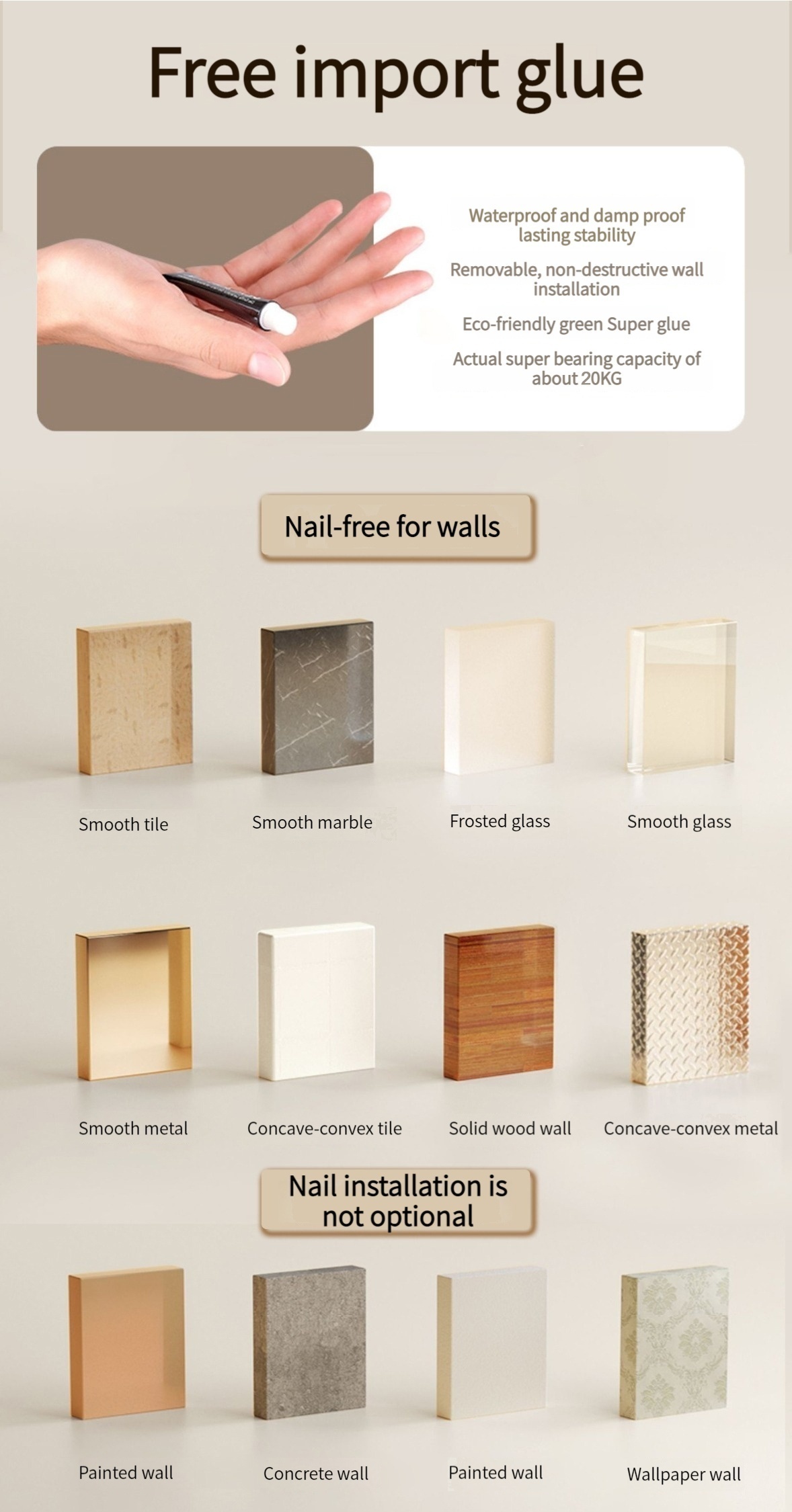 Kein Bohren Toilettenpapierhalter Wandmontierter Toilettenpapierhalter aus Aluminiumlegierung Taschentuchhalter Taschentuchhalter Badezimmerzubehör