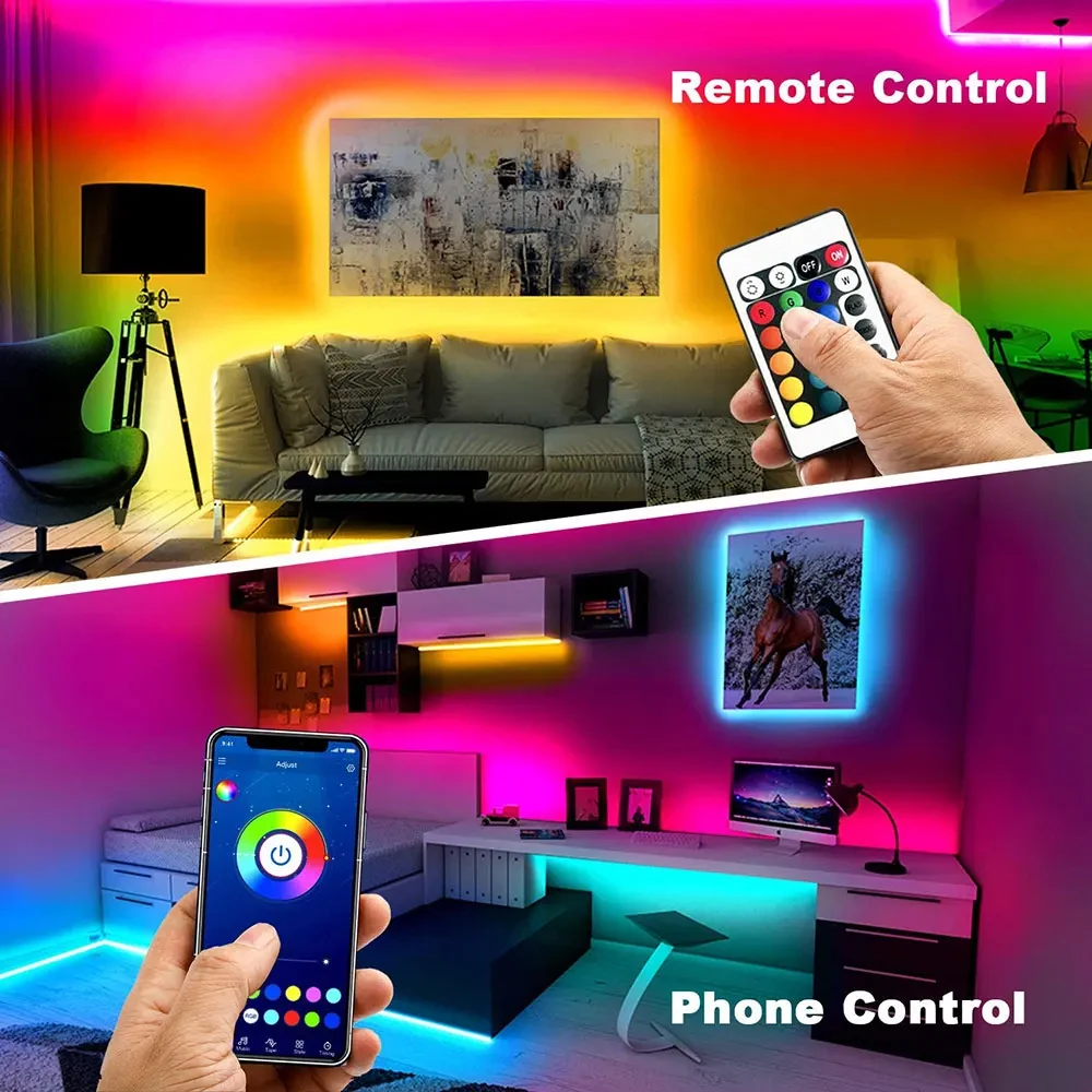 20-m RGB 5050 LED TV backplane Oświetlenie dekoracyjne z podświetleniem LED TV Oświetlenie LED do telewizora backplane salon oświetlenie dekoracyjne