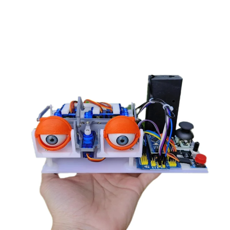 -Arduino 모바일 로봇 기계용 ABLP 로봇 생체 모방 눈 로봇 공학 과학 실험 소년 프로그램 장난감 STEM 키트