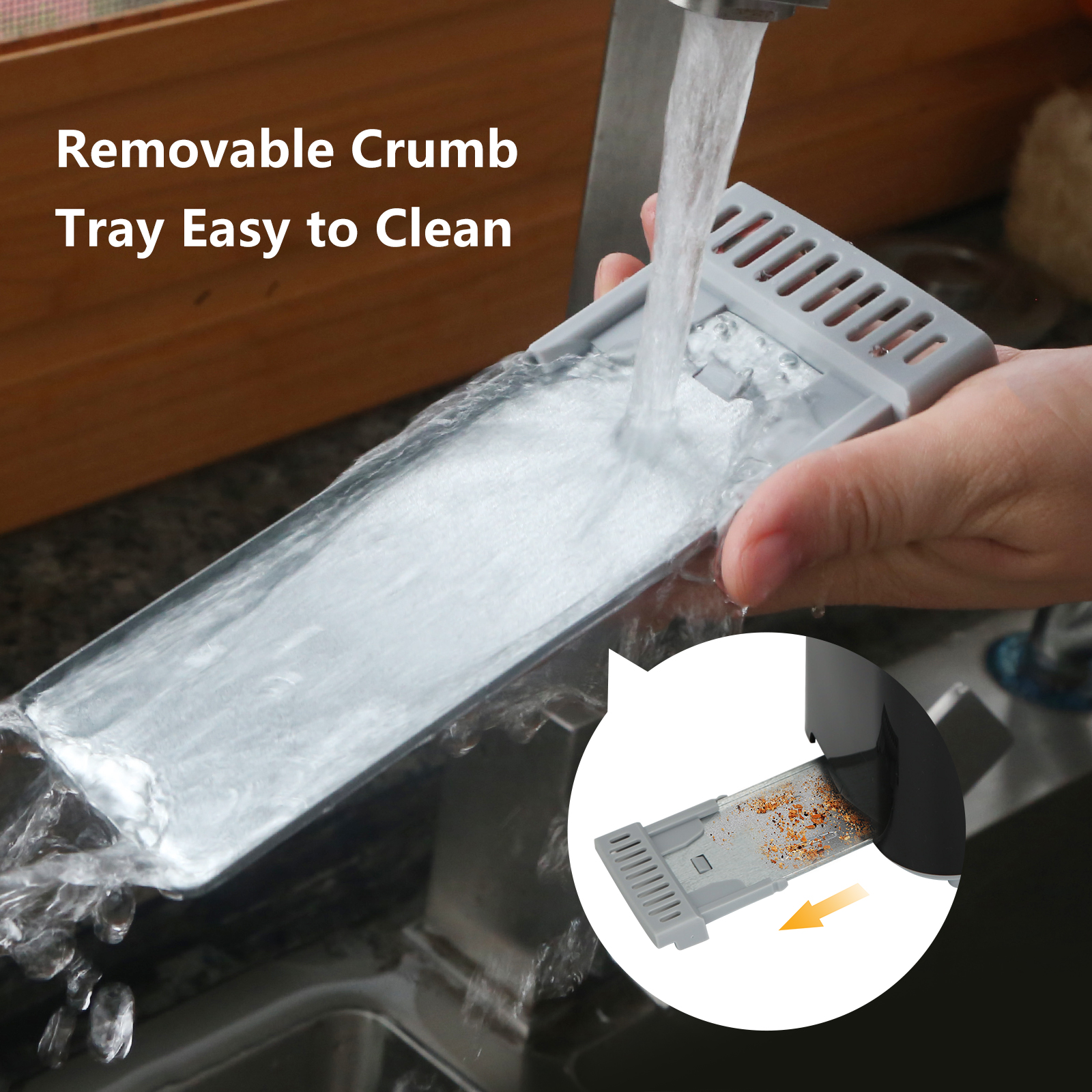 Tostadora con 2 Ranuras Cortas Extraanchas, 7 Niveles de Tostado, Función Recalentar, Descongelar y Cancelar, Libre de BPA, Diseño exclusivo, Color Negro, 750 W