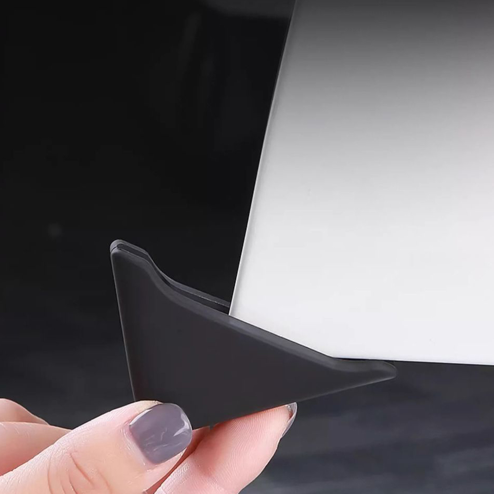 4 個のシリコーン車のドアコーナーカバー衝突防止プロテクター自動車のドアバンパーアンチスクラッチ車の外装アクセサリー部品