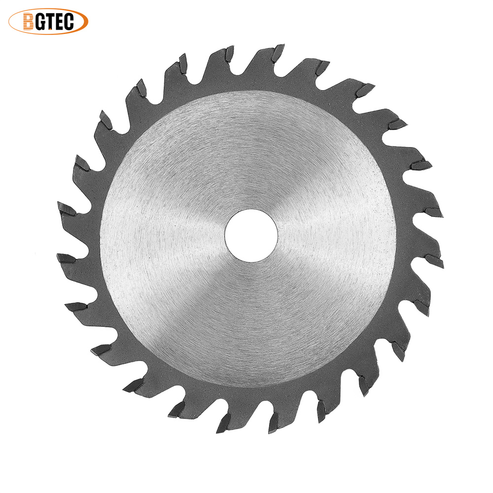 BGTEC แผ่นตัด TCT ใบเลื่อย Hard Alloy งานไม้ชุด 75/85 มม.24 T สําหรับไม้ไม้วัสดุคอมโพสิตพลาสติก mini Disc