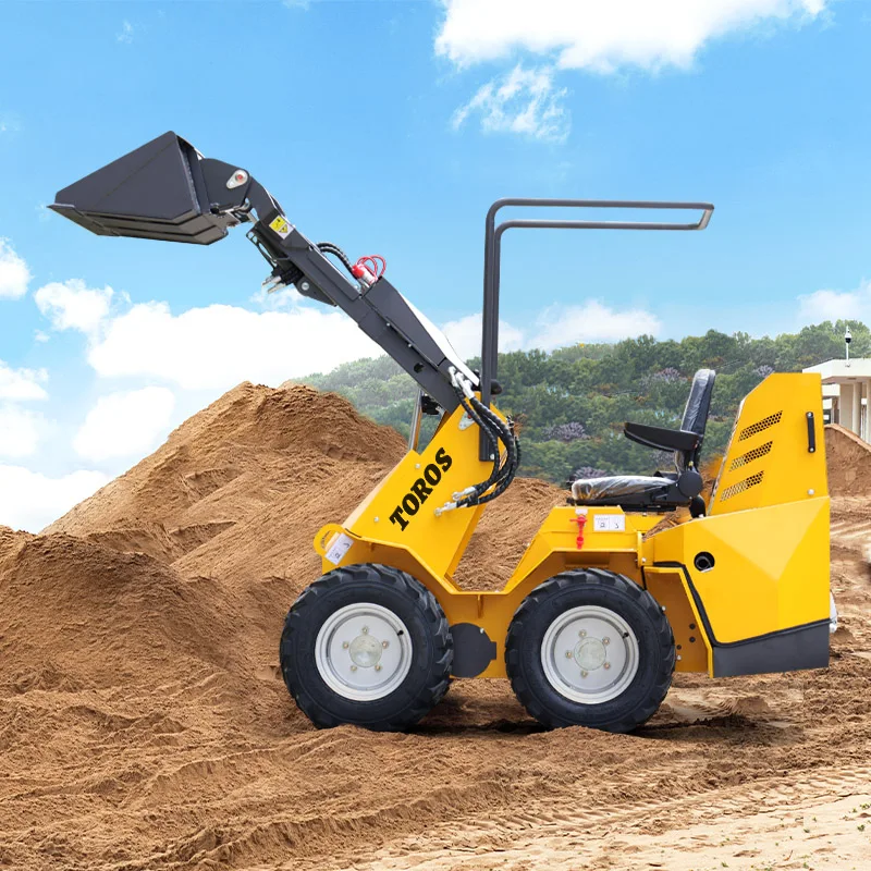 TOROS Small  Wheel Skid Steer Laoder Wholesale Customize Mini Skid Steer Loader Chinese High Quality Minicargador Customizable