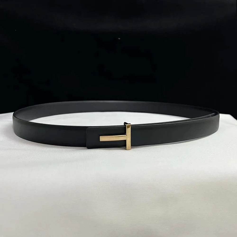 새로운 여성 벨트 양면 사용 패션 팝 편지 T 벨트 청바지 드레스 액세서리 2.5cm 고품질 벨트