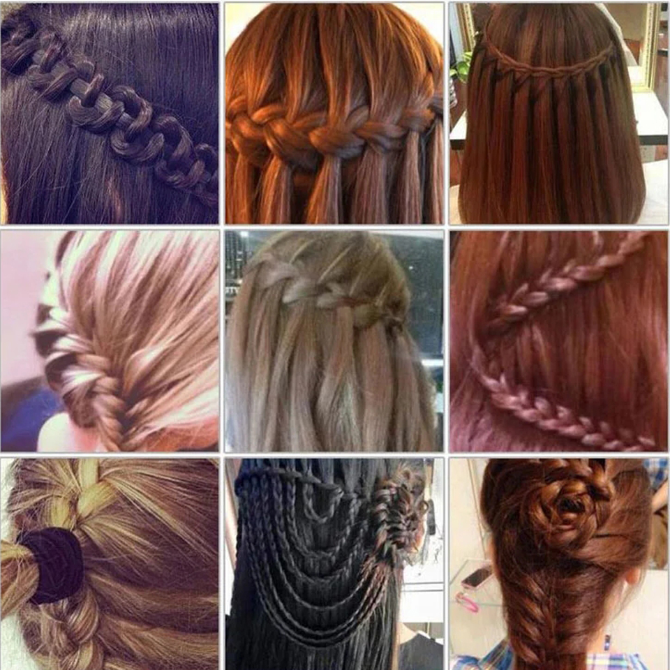 Hohe Qualität Automatische Haar Flechter Haar Schnelle Styling Knotter Intelligente Elektrische Geflecht Maschine Twist Geflochtene Curling Dreadlocks