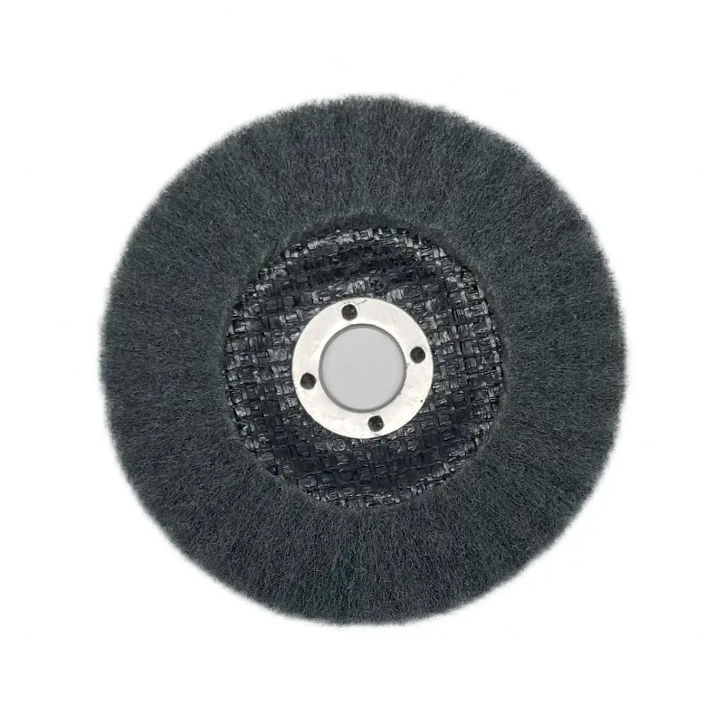 Disco de rueda de pulido con solapa de fibra de nailon, grano 800 para amoladora angular para pulir madera y Metal, 4/4,5/5 pulgadas, 1 ud.