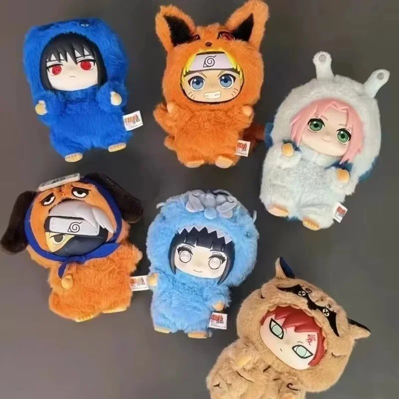 Аутентичная плюшевая фигурка EAKI Naruto Shippuden, милый подарок для вечеринки для женщин, коллекционная фигурка, издание слепая коробка