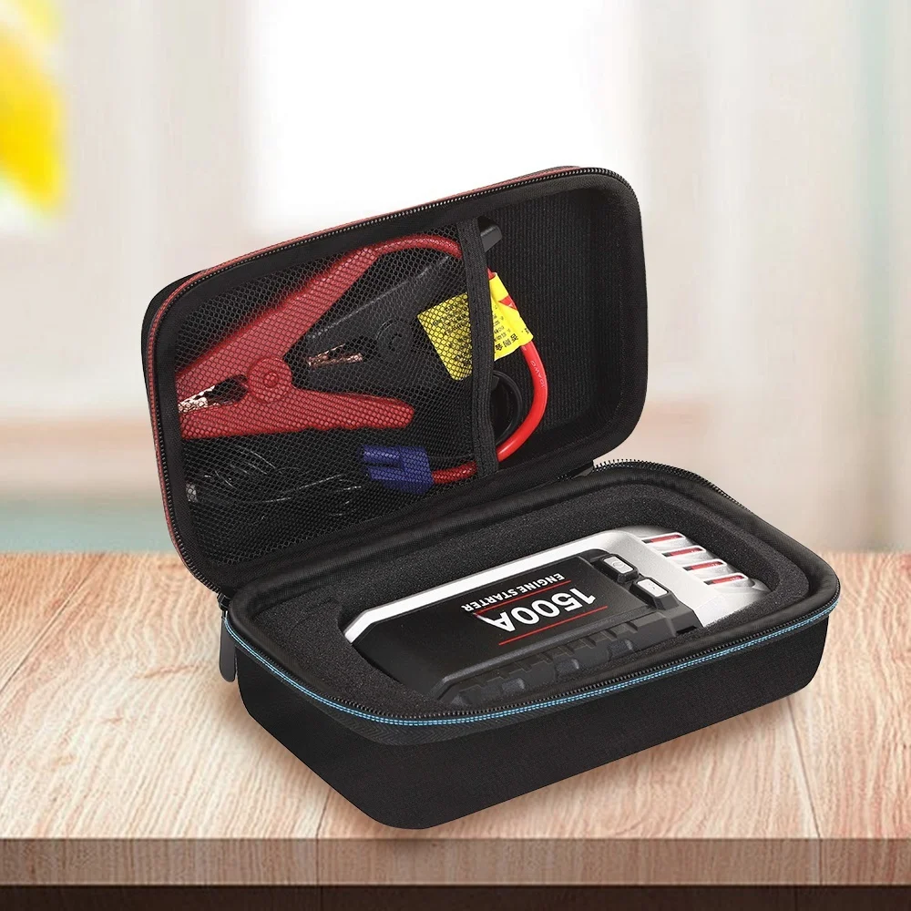 Draagbare EVA-koffer, reiskoffer, startvoeding voor auto's, oplader voor auto's, opbergtas