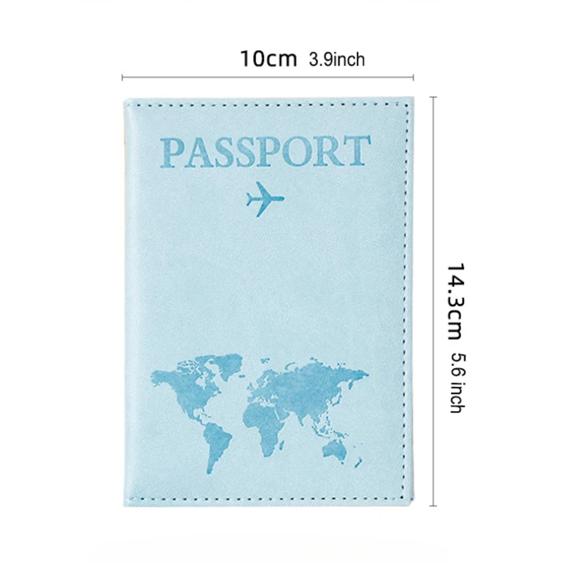 Capa para passaporte de avião para mulheres e homens, capa para passaporte de viagem, carteira fofa para passaporte, porta-passaporte para meninas
