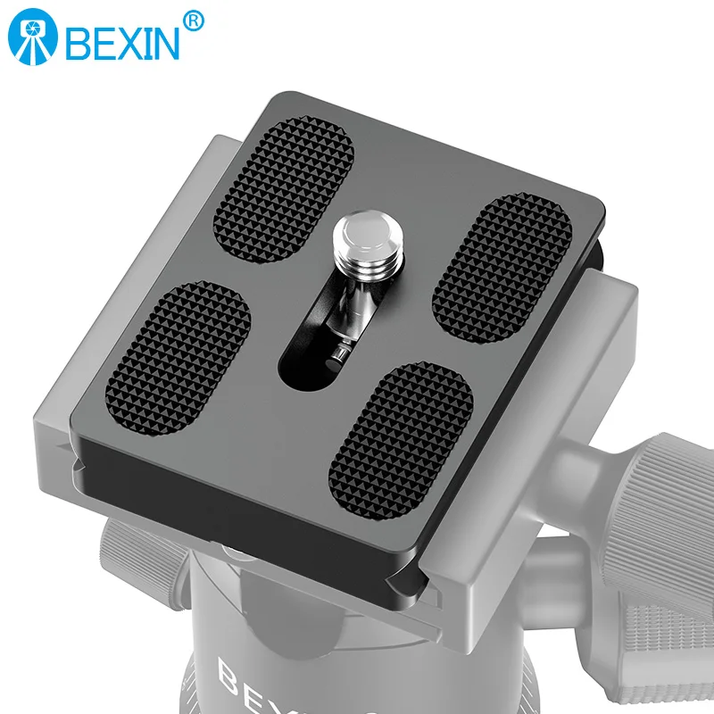 BEXIN Universal Tripod Plate Quick Release Plate Camera Quick Clamp PU Plate for Dslr Camera Arca Swiss Ballhead Tripod