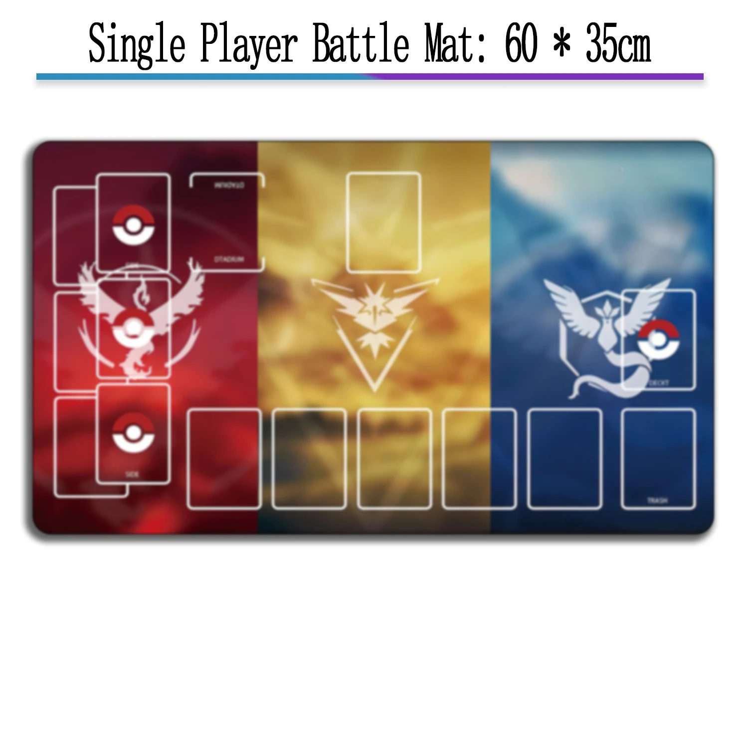 Карты PTCG Playmat Pad для двух человек, карта для одного человека, классическое мультяшное изображение, Чаризард Mewtwo Bulbasaur Charmander Squirtle Meowth