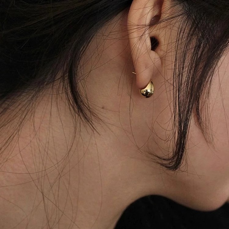 925 Sterling Zilver Waterdruppel Oorbel voor Vrouwen Gift Minimalisme Veelzijdige Kantoor Trend Sieraden Dropshipping