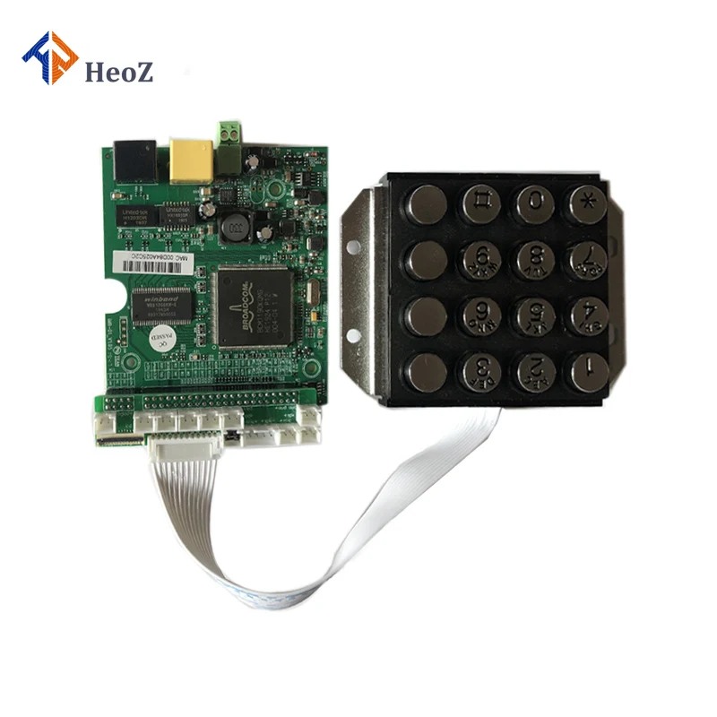 Intercom PCB Board Control Board com Mic Speaker, VoIP Emergency Intercom, SIP, Botão de emergência