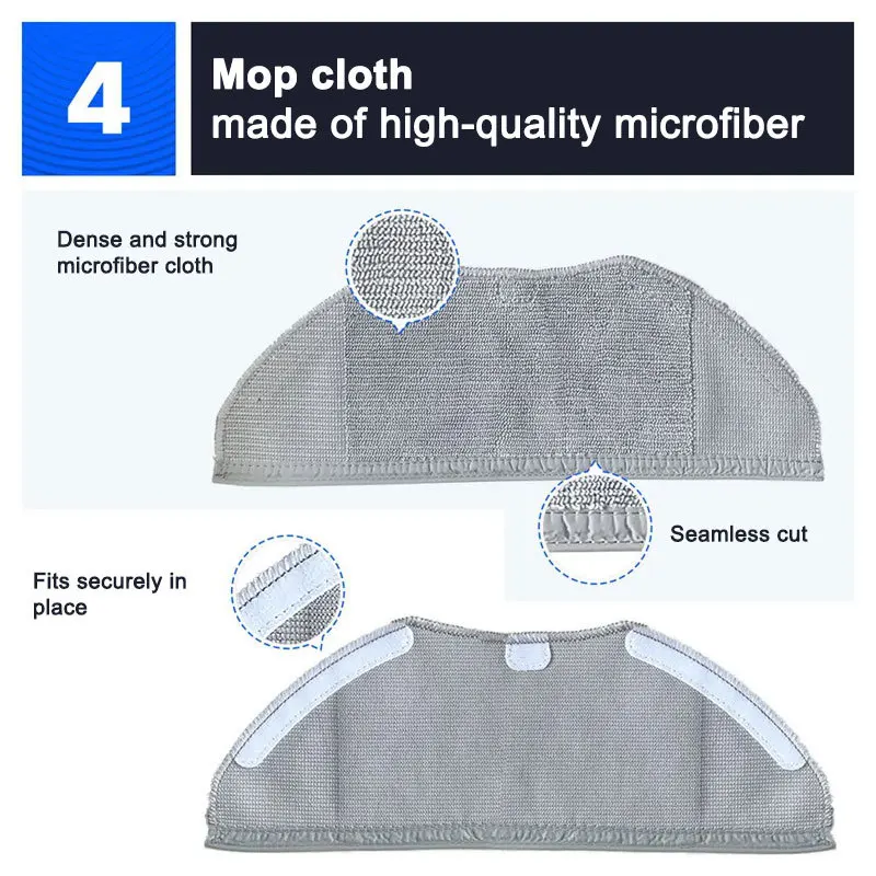 Para Xiaomi G1, Mi Robot Vacuum-Mop Essential, filtro Hepa, accesorios de robot aspirador, cepillo principal, cepillo lateral, paños de trapeador, repuestos para el hogar