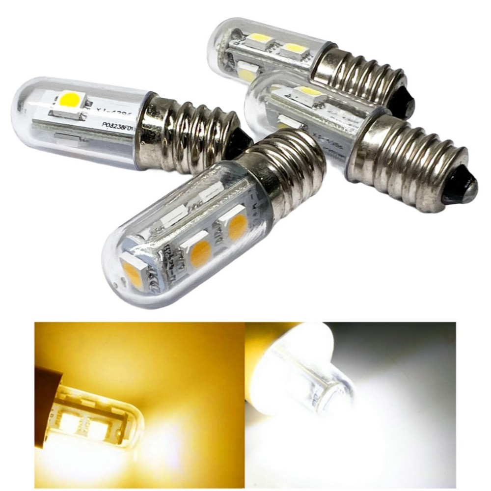 Mini E14 LED Kühlschrank Glühbirne SMD5050 0,5 W 1 W Kühlschrank Mikrowelle Dunstabzugshaube Nachttisch Nähmaschine Lampe Lampada LED