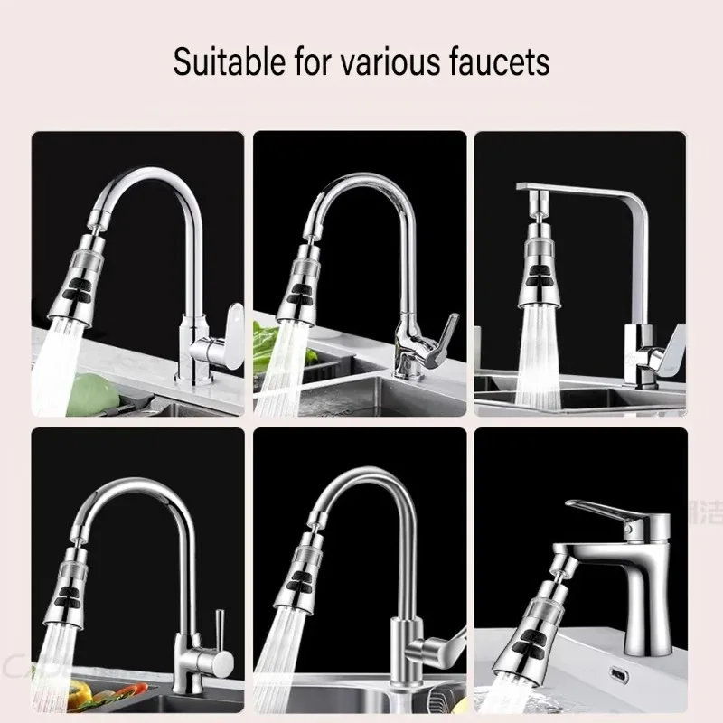 360 °   Universal Küche Wasserhahn Extender Mit Filter Funktion Belüfter Splash Filter Waschbecken Wasserhahn Bubbler Düse Belüfter