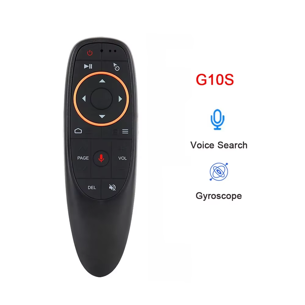 G10S Air Mouse Voice Remote Control 2.4G Wireless Gyroscope IR Learning for H96 MAX X88 PRO Android TV Box HK1
