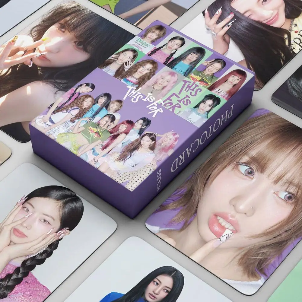 55PCS/box For Twice THIS IS FOR Lomo Star Photocards Photo Lomo Cards Fans Collection HD Print Photocards Fans Gift