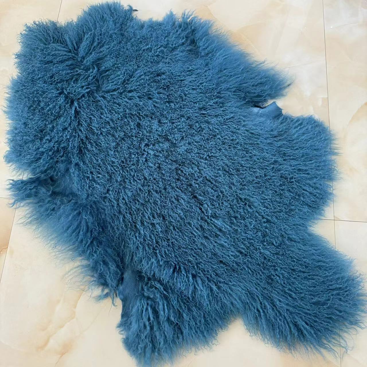 Lang Krullend Bont Mongoolse Schapenhuid/Tibetaanse Lamshuid