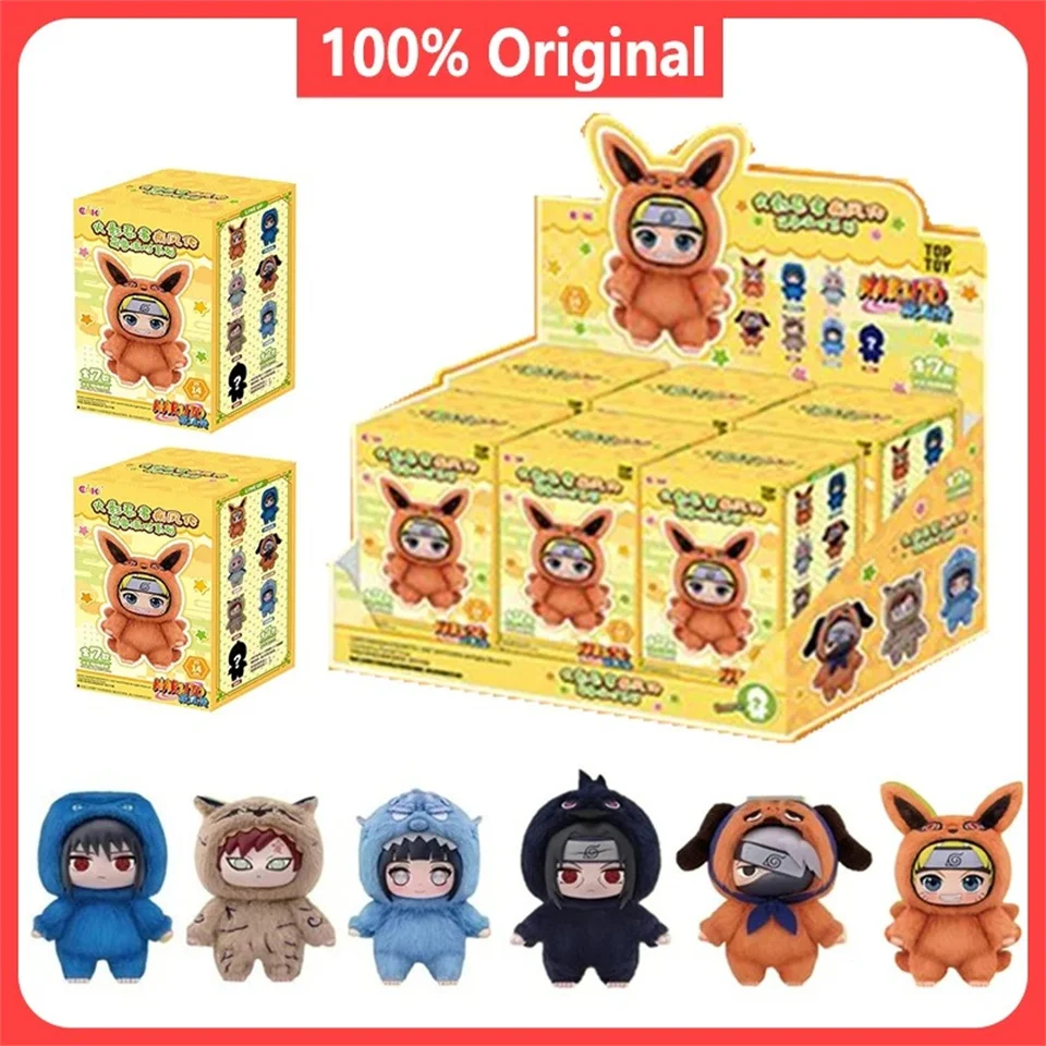 Nieuwe Blind Box EAKI Naruto Shippuden Party Series Uzumaki Vulling Shippuden Originele Pluche Figuur Ornament Speelgoed Cadeau Collectie
