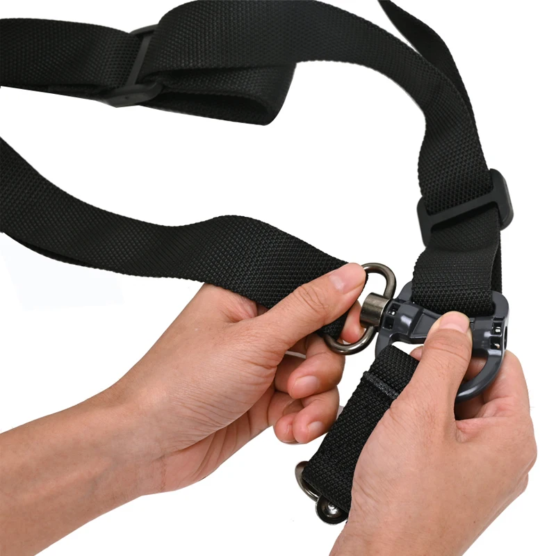 Tactical Adjustable MS4 Quick Detach QD Metal Swivel 2 Point Multi Mission Rifle Sling Quick Release Single Point Rifle Sling