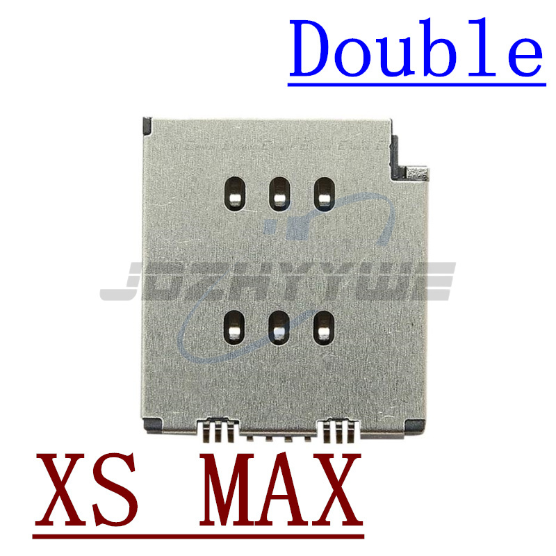 Für iPhone X XS MAX XR 6 6S 7 8 Plus Einzel Doppel SiM Card Slot Tray Halter Reader buchse Flex Kabel Ersatz Teile