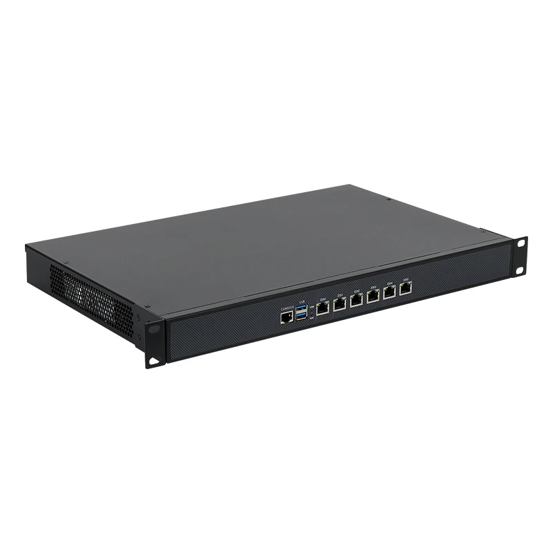1U Firewall Network Server Intel Core i5-6200U 8260U J4125 3865U 6x Gigabit Ethernet Support Windows Linux Pfsense