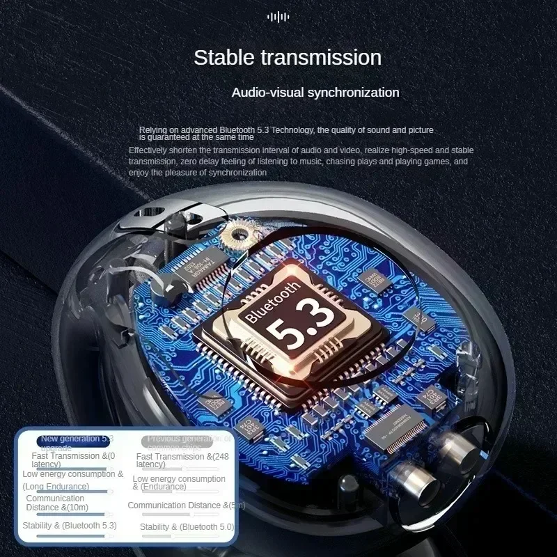 T75 Fone zestaw słuchawkowy Bluetooth 5.3 bezprzewodowe słuchawki z przewodnictwem kostnym klips do ucha muzyka z redukcją szumów HD Call sportowe słuchawki do gier