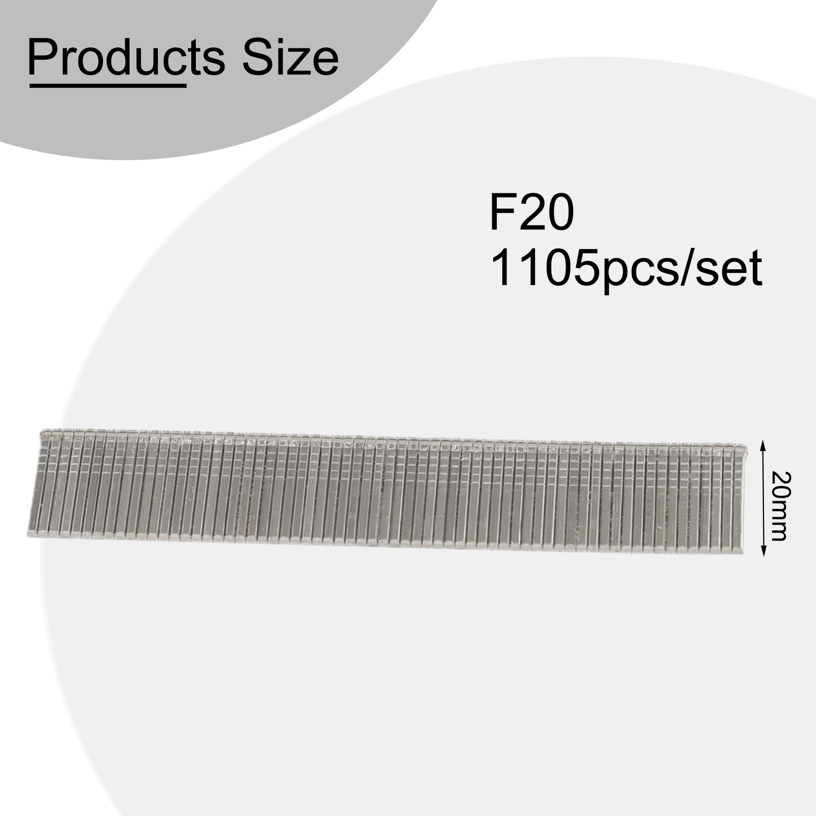 1105 шт. F15/F20/F25/F30 скобы прямой пистолет для ногтей-гвоздодер скобы для дома/сада DIY деревообработка 15-30 мм скобы детали