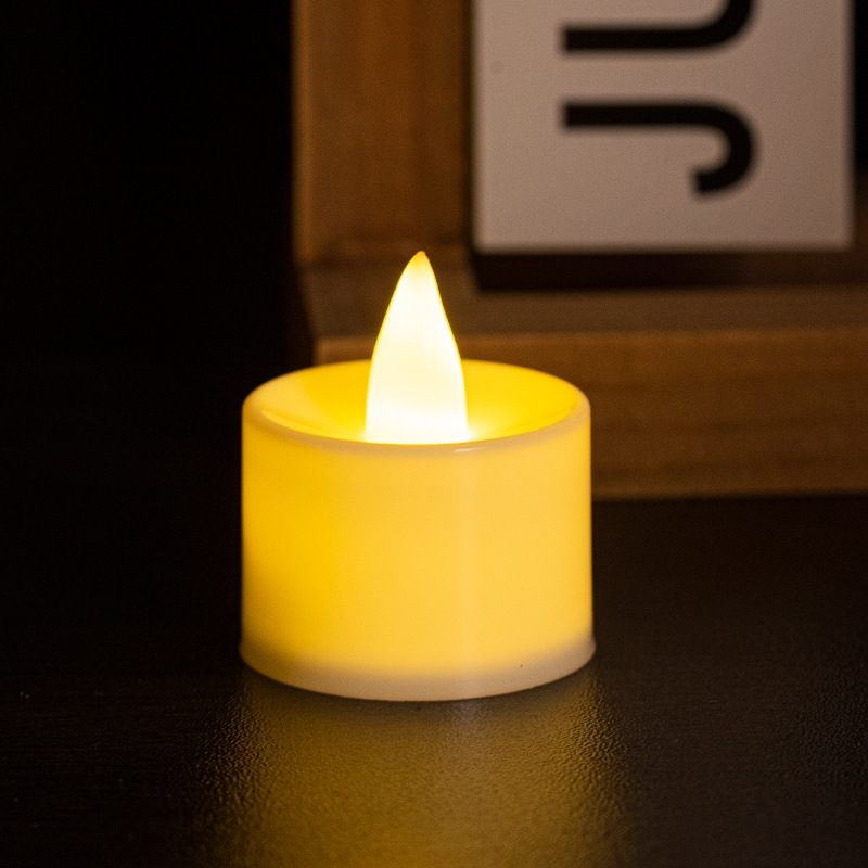 Flameless Led Candle For Home Christmas Party Wedding Decoration Heart-shaped Electronic Battery-Power Tealight Candles