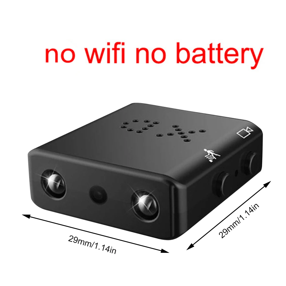 Mini-Kamera 1920x1080p HD-Video recorder Infrarot-Nachtsicht-Bewegungs erkennung unterstützt tf-Karte bis zu 32g Micro-Cam